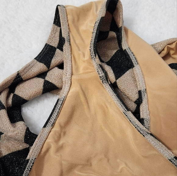 New!Beach Riot Celine One Piece Harlequin Diamond Pattern - Picture 11 of 13